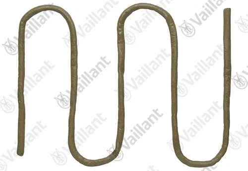 Verschlungenes Dichtband von Vaillant in neutraler Farbe, auf einer weißen Fläche abgebildet.